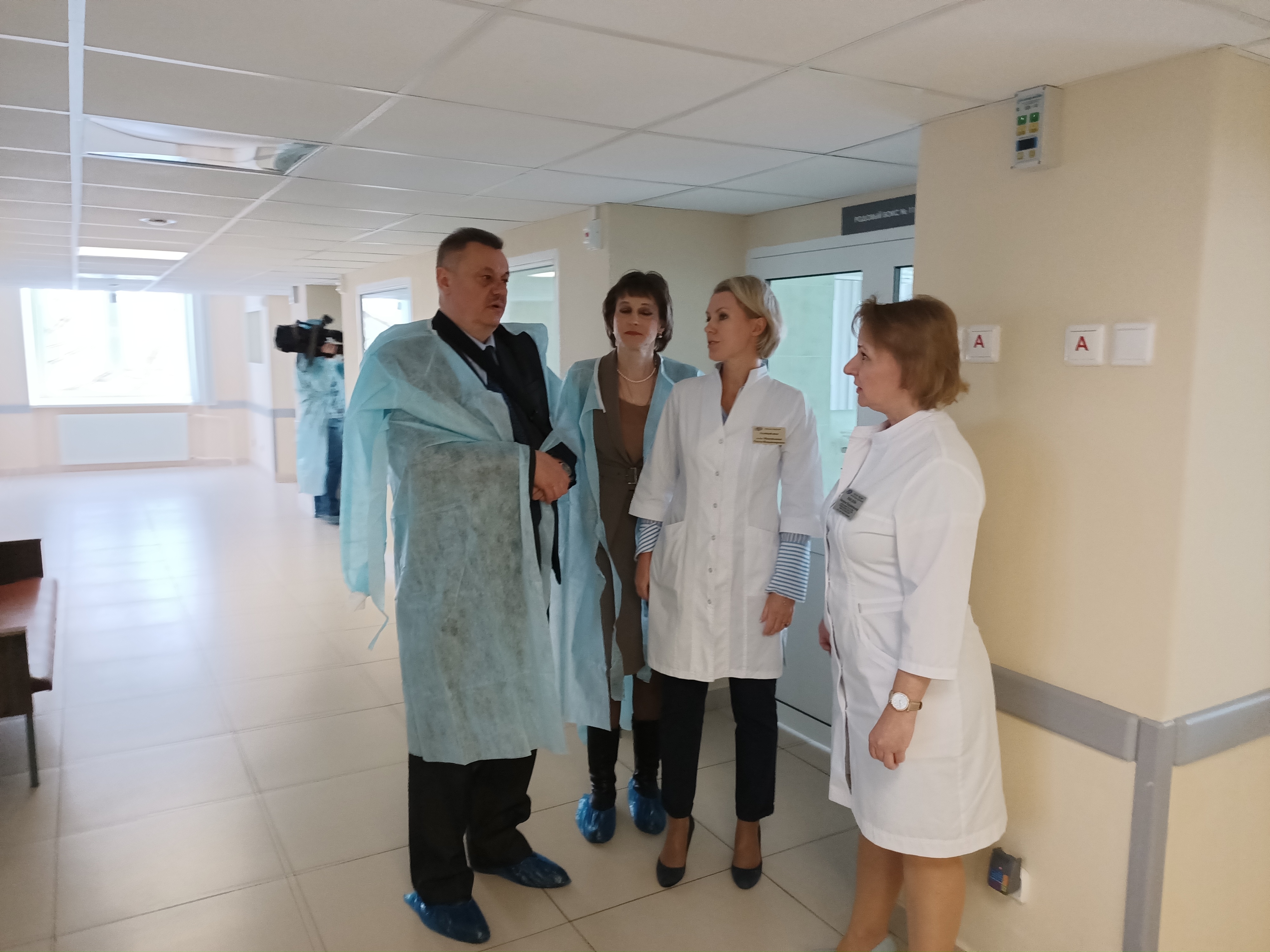 Министр здравоохранения Нижегородской области Александр Смирнов посетил консультативно-диагностическое отделение на базе областного перинатального центра
