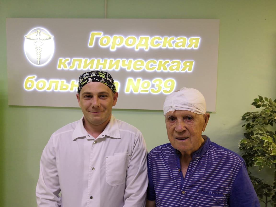 Ветерану Великой Отечественной Войны провели малоинвазивную операцию на головном мозге