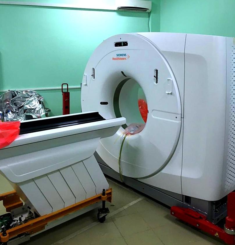 В Кстовской центральной районной больнице устанавливают новый КТ-томограф