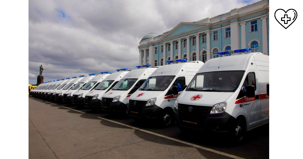 52 новых автомобиля скорой помощи получили медицинские организации Нижегородской области