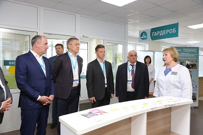 Участники Всероссийского форума «Производительность 360» посетили поликлинику №4 Канавинского районаНижнего Новгорода