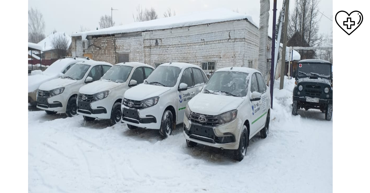 В Семеновскую ЦРБ поступили 4 новых автомобиля для работы участковой службы
