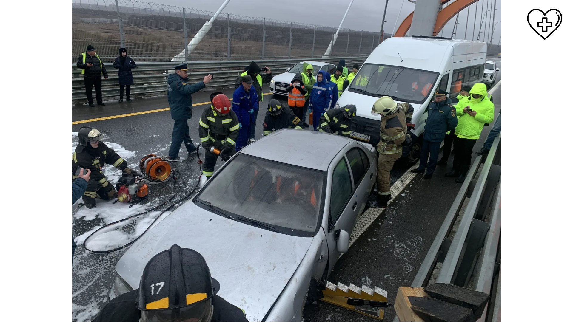 Межрегиональное учение служб экстренного реагирования прошло на трассе М-12