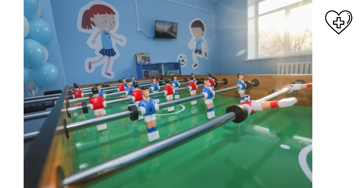 Футбольная игровая комната появилась в детской клинической больнице №27 Нижнего Новгорода