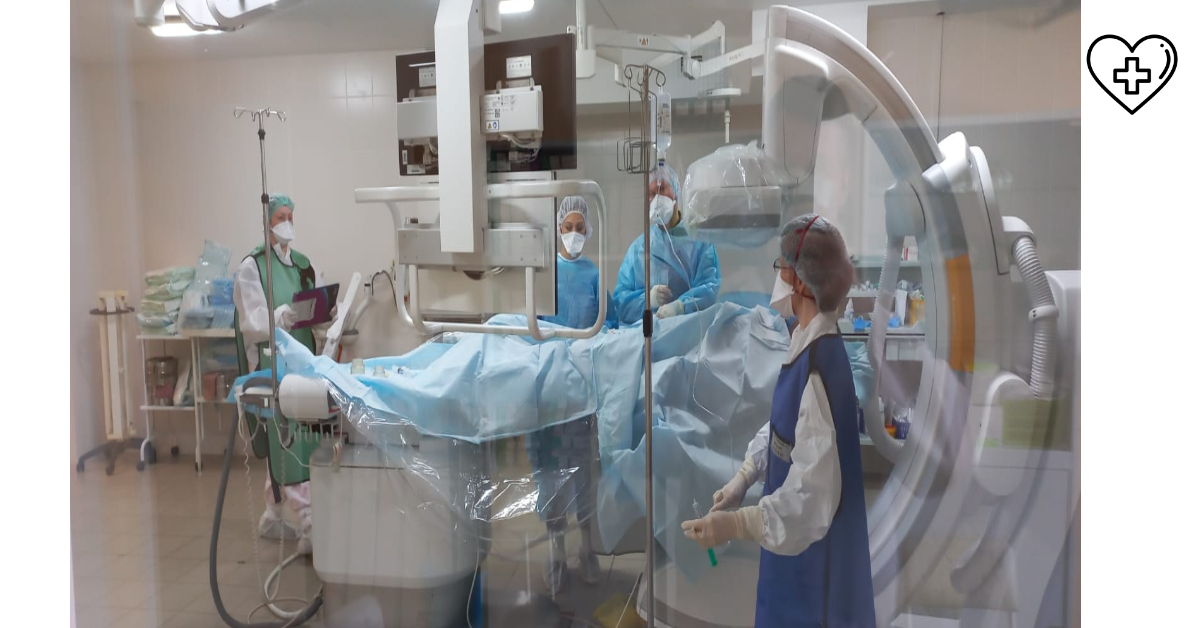 В больнице № 5 выполнили первое в текущем году стентирование подвздошной артерии пациенту при угрозе потери нижней конечности