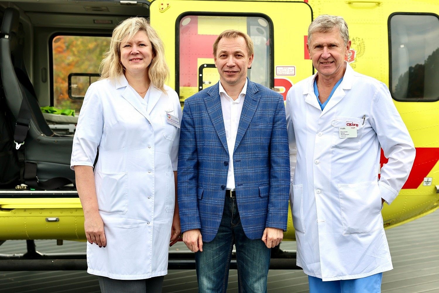 В «Квартале здоровья» в Нижнем Новгороде запустили новую вертолетную площадку для работы санитарной авиации